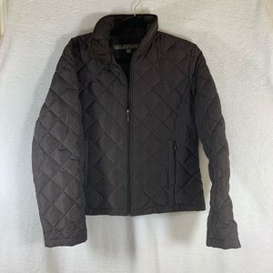 KENNETH COLE REACTION Brown Goose Down Jacket